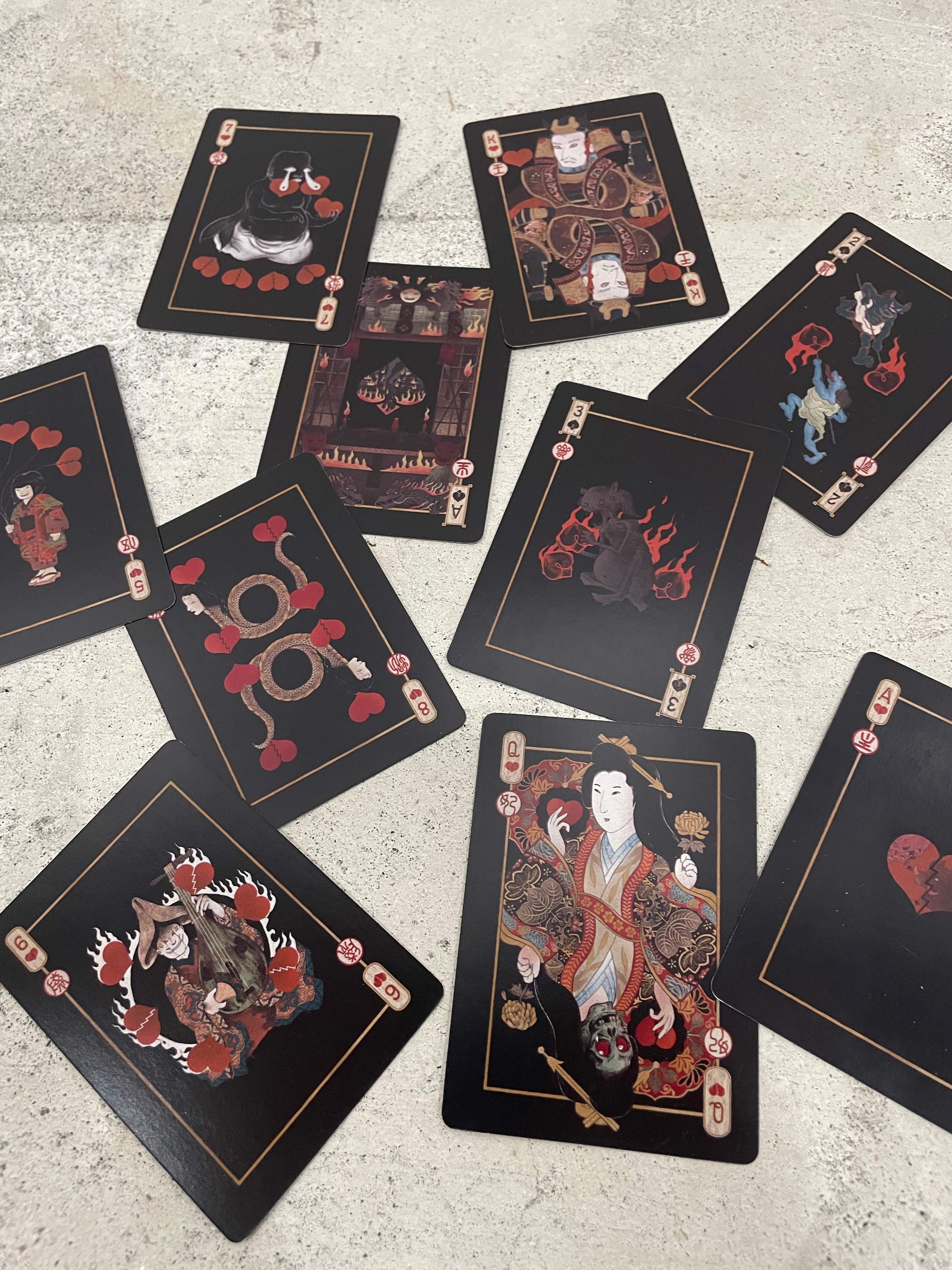 Danilo Kato's Japanese Demons and Monsters Playing cards