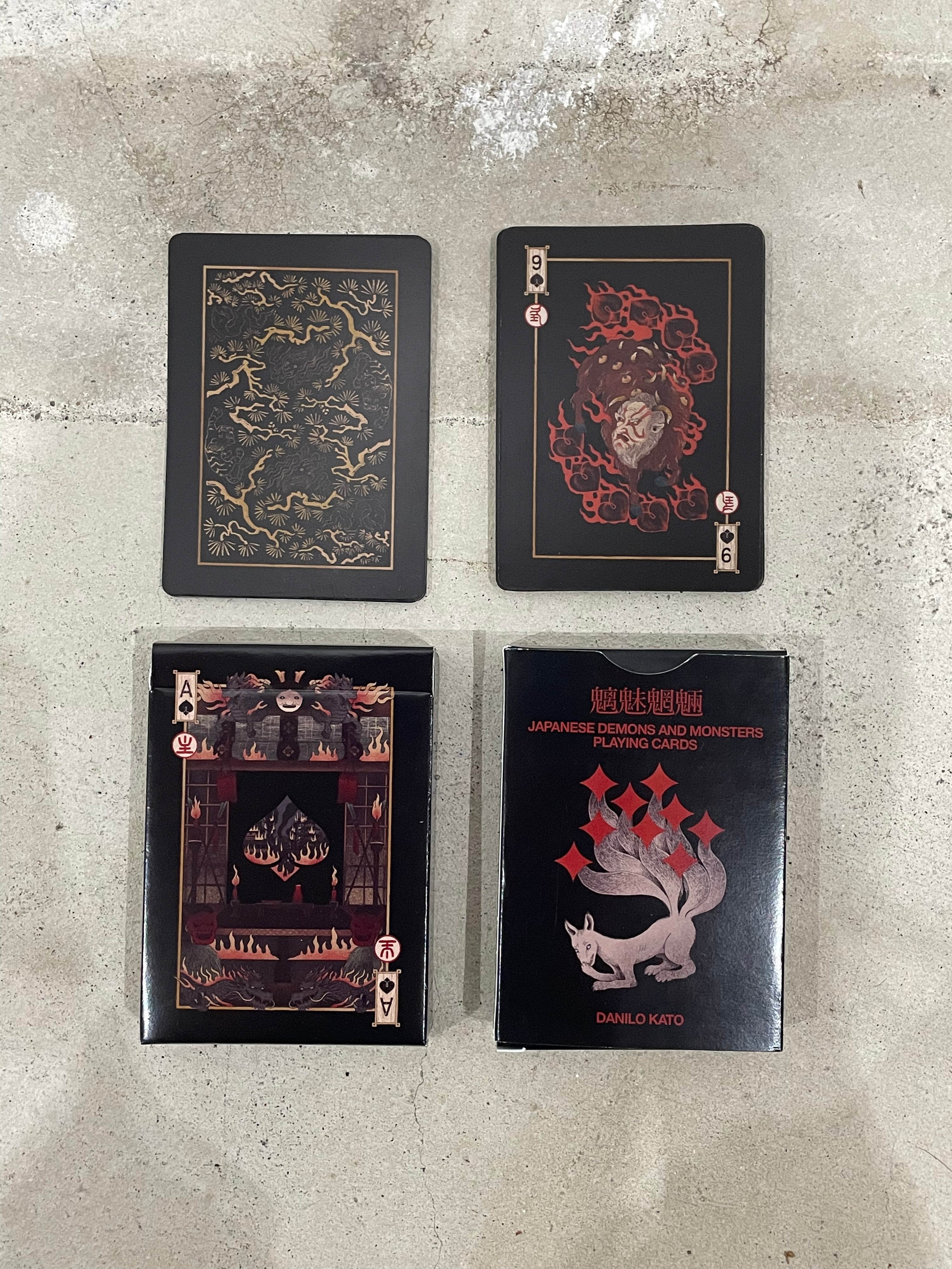 Danilo Kato's Japanese Demons and Monsters Playing cards
