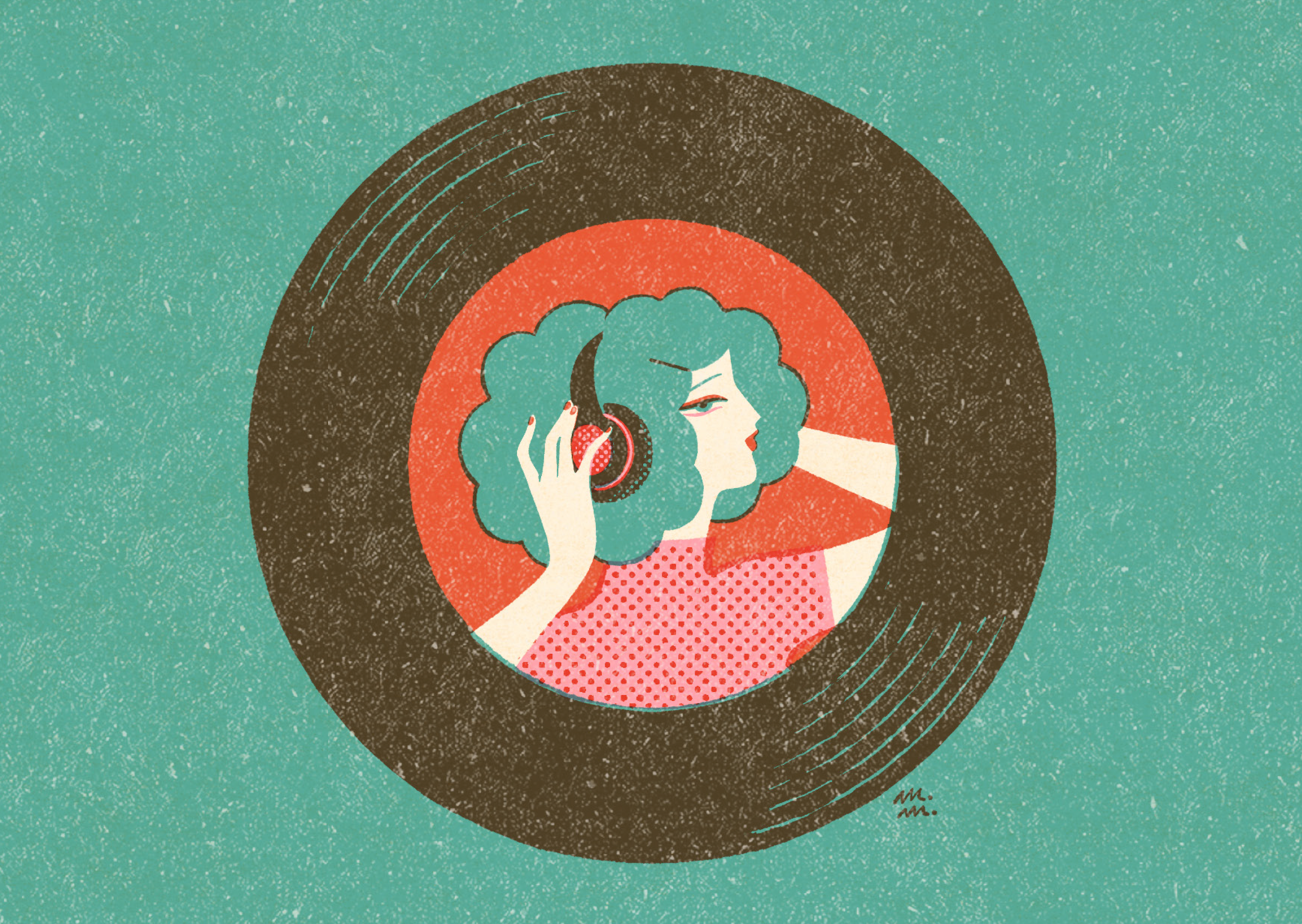 Postcard (Marie Mori)